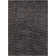 Tapis noir en polyester tissé à la main Steil