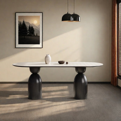 Table de salle à manger moderne de style nordique
