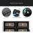 24" Side Wide Folding Storage Cabinet ,Collapsible Storage Bins With Magnetic Door, Plastic Storage Cabinet With Wheels