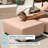 Jaxx Vada Outdoor Sun Lounger Loveseat - Luxurious Modular Double Chaise & Conversation Nook With Ottomans - Sunbrella Charcoal-111637185
