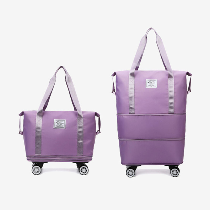 Valise légère pliable extensible à roulettes