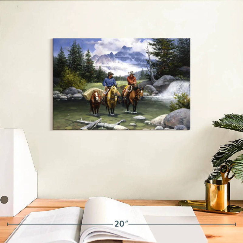 Lelar Clear Water Crossing, 8" H x 12" W