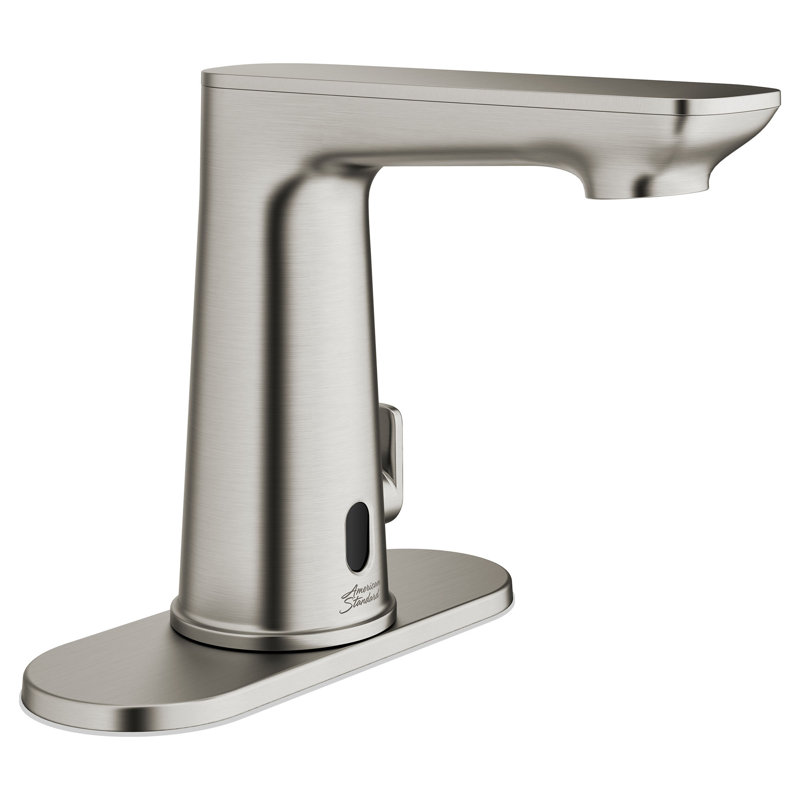 Single-Hole Single-handle Bathroom Faucet, Dark Silver