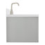 Ensemble de meuble-lavabo simple mural 54,25 "Macmullin-1191661091