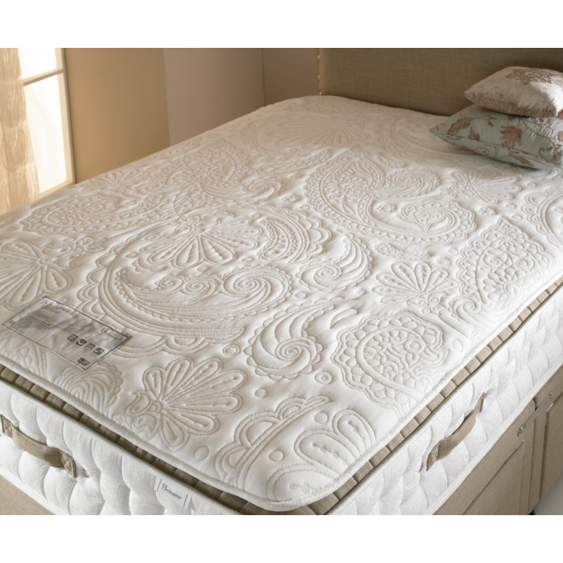 White Noise Pillow Top Pocket Sprung Mattress, Small Single (2'6)