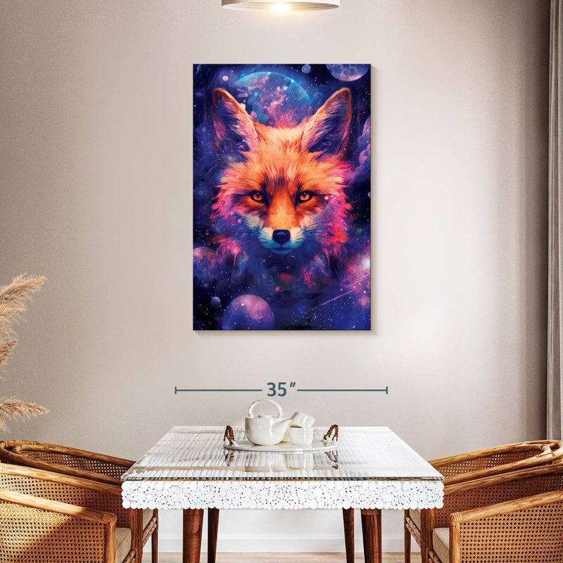 Brampt Cosmic Fox I, 45" H x 30" W