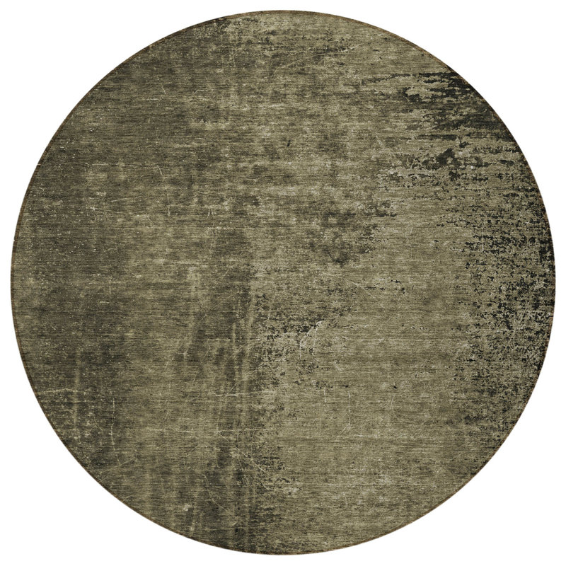 Tapis d'intérieur rond 8 po