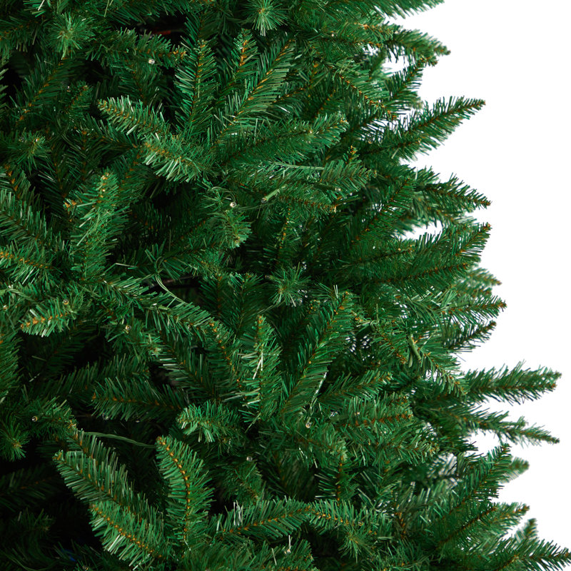Sapin de Noël vert 9 pi avec 800 lumières DEL, H 7,5 pi