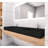 Juniper 72" Wall Mounted Solid Surface Floating Bathroom Sink with Concealed Drain - Black-76720983-76720987