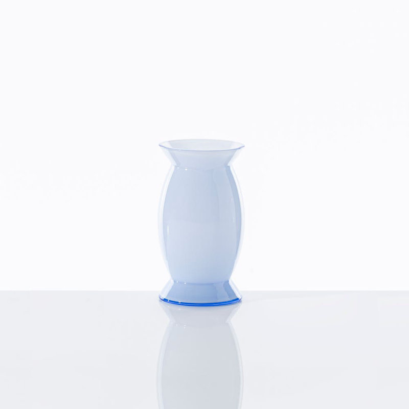 Venini Sidone Vase, Iceberg/Milk White