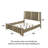 Eastern King Size Bed with LED Lighting