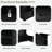 4-in-1 Modern Hall Tree With Shoe Storage, Cubbies, Coat Hooks And Adjustable Shelves-1490610631