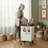 160L Laundry Hamper With Wheels, Large Clothes Laundry Basket for Home, Closet, Dorm, Bathroom, Laundry Room, Beige-557926788