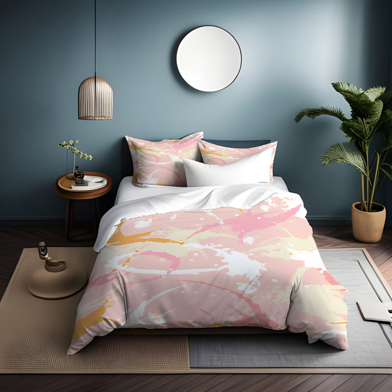 Abstract Duvet Cover, King Duvet Cover + 2 King Shams