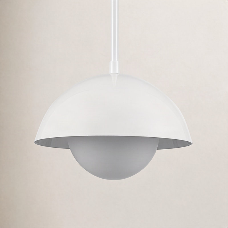 Montana 1 - Light Dome Pendant, White