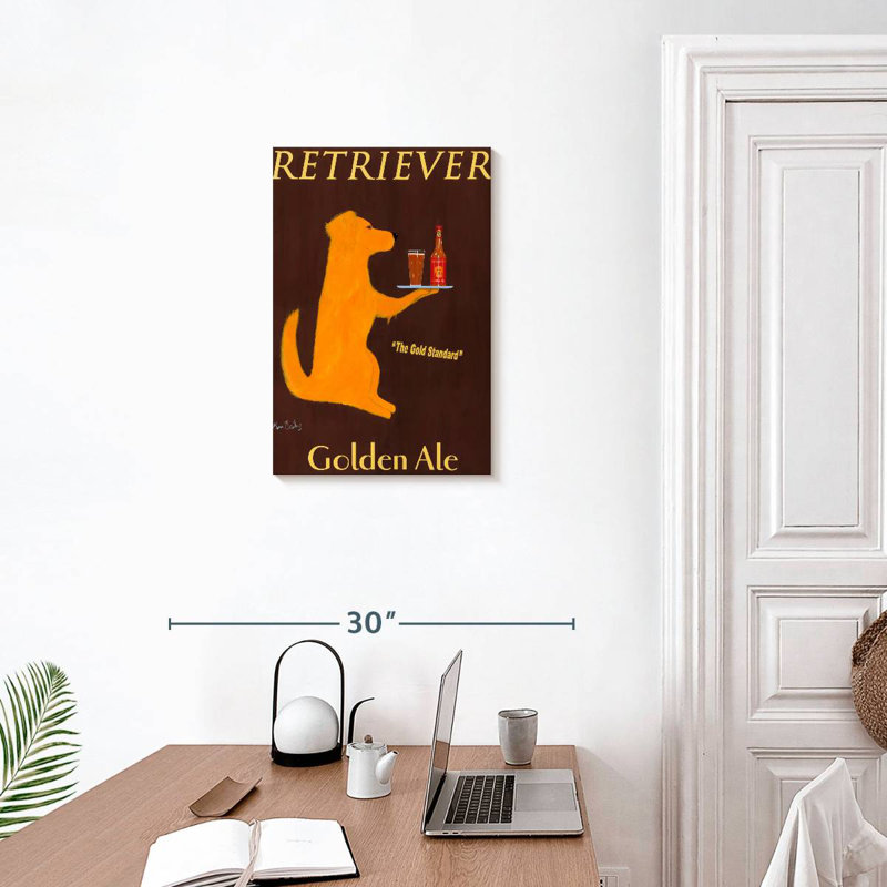Yarlin Retriever Golden Ale, H 24 po x l 16 po