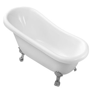 61'' x 28'' Freestanding Soaking Acrylic Bathtub