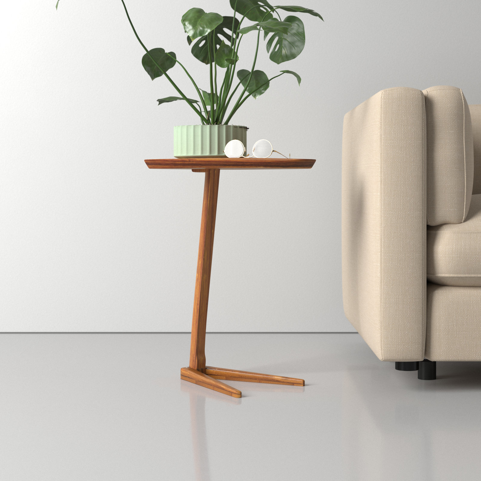Juke End Table, Amber