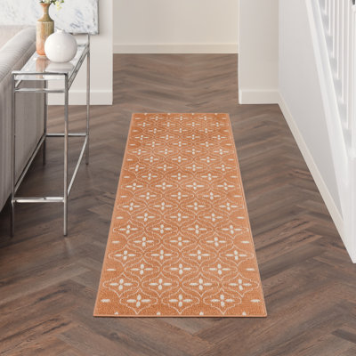 Tapis intérieur / extérieur en cuivre Nourison Essentials