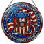 Panneau de fenêtre en verre pour décoration intérieure American Independent USA 250th Anniversary ， 7,8H-126676273