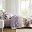 Couette et drap-housse 100 % taupe, format king, imprimé floral
