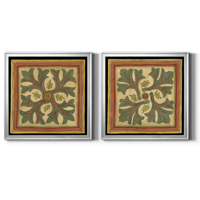 " Arts And Crafts Leaves I (HI) " 2 - Pieces