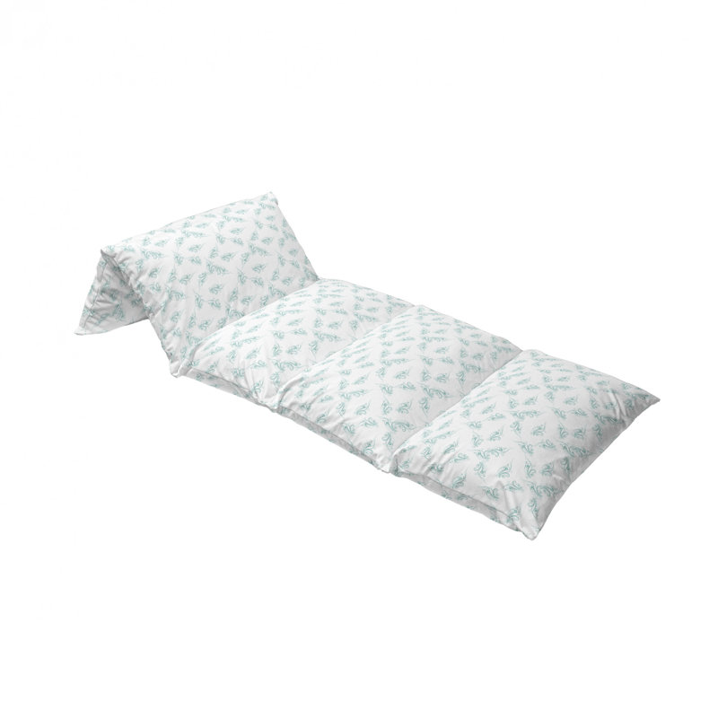 Housse de coussin d'extérieur tourbillonnante, H 2 po x l 36 po x P 88 po
