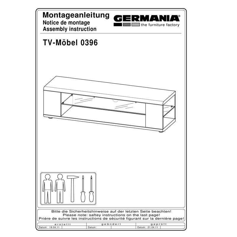 Unfinished with Fireplace Included, White High-Gloss Lacquered