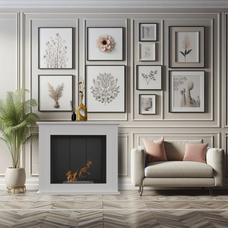 Savonnah 44.8'' W Bio-Ethanol Fireplace