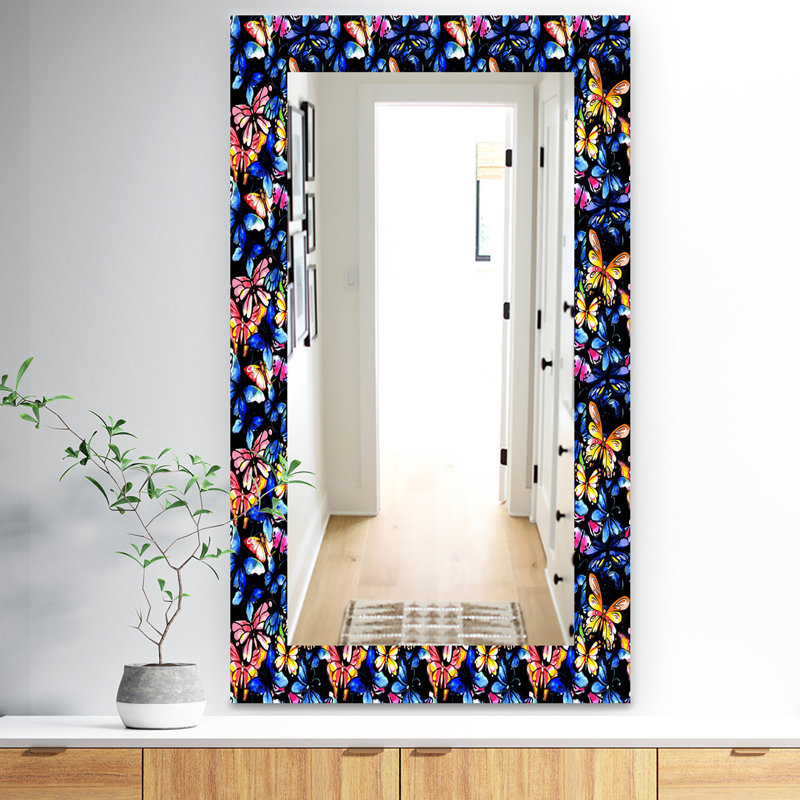 Miroir de salle de bain/meuble-lavabo traditionnel papillon 2, H 39,4 po x l 29,5 po