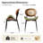  Pateley Mid-Century Modern Rattan Dinning Chair (Set of 2)-798412958