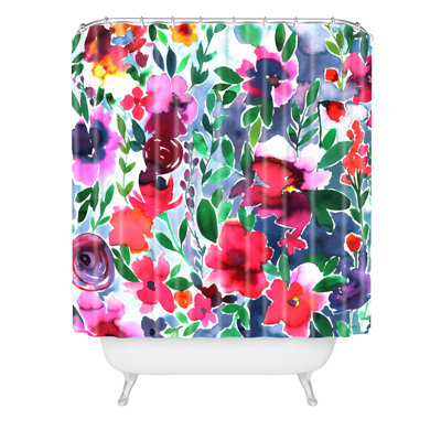 Rideau de douche simple evie floral amy sia