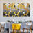 Abstract Geometric Hexagons Multi Piece Canvas Print-93059329