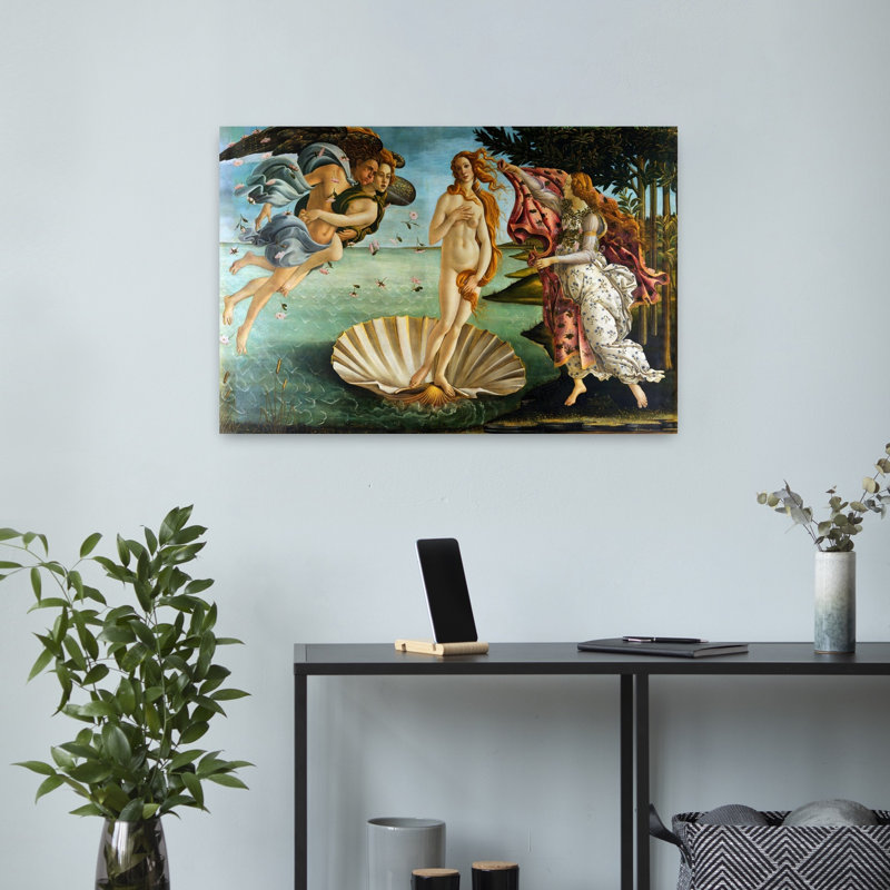 «Naissance de Vénus», reproduction d'art classique de paysage côtier abstrait, H 16 po x l 24 po