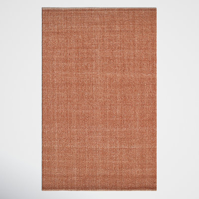 Fleurette Orange Hand-Woven Rug