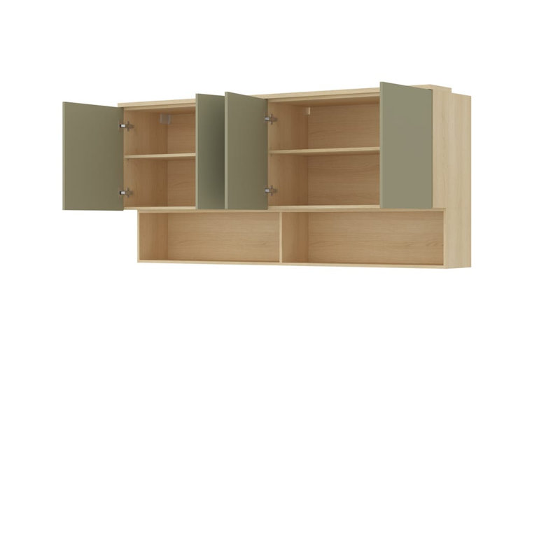83cm H x 186cm W Bookcase, Eucalyptus