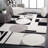 Felipe Handmade Wool Grey/Black/White Rug-70742657
