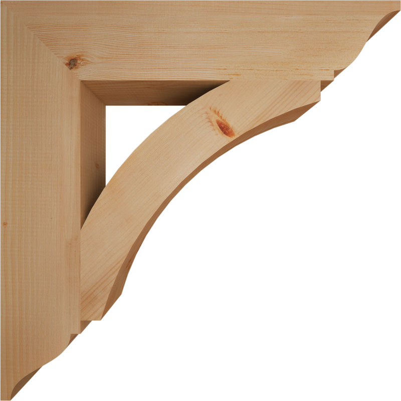 Support traditionnel Thorton, Douglas (lisse), H 30 po x l 5,5 po x P 30 po