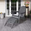 Ensemble de 4 repose-pieds Adirondack Hdpe Classic-1158755494