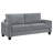 Dixon Grey Upholstered 2-Piece Sofa Set