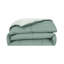 Couette moderne, couette réversible matelassée en duvet synthétique avec languettes aux coins, literie toutes saisons-132143780-132143797