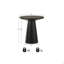20 po. Console de salon moderne en bois avec base à piédestal, noir-1083483734-1083483737-1083483732
