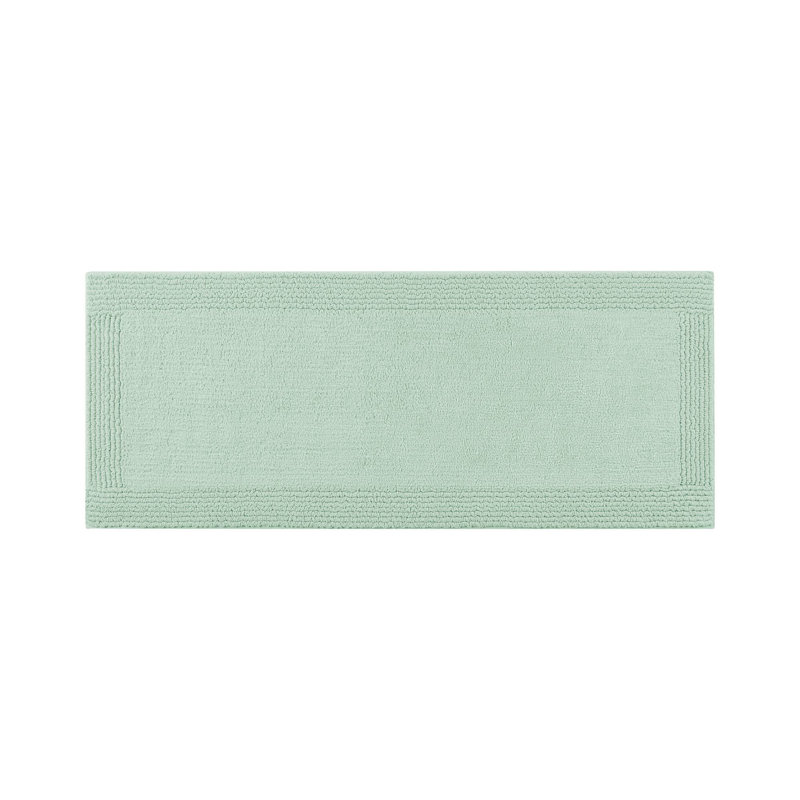 Tapis de bain réversible 100% coton touffeté 3000 g / m², Vert