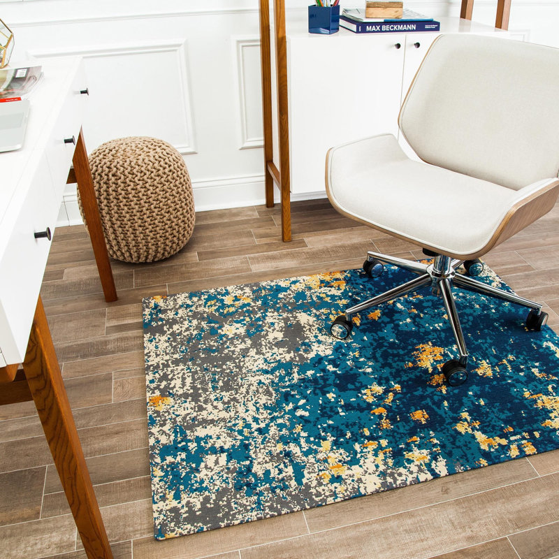 Tapis de chaise rectangulaire droit Valencia, H 0,25 po x l 48 po x P 36 po