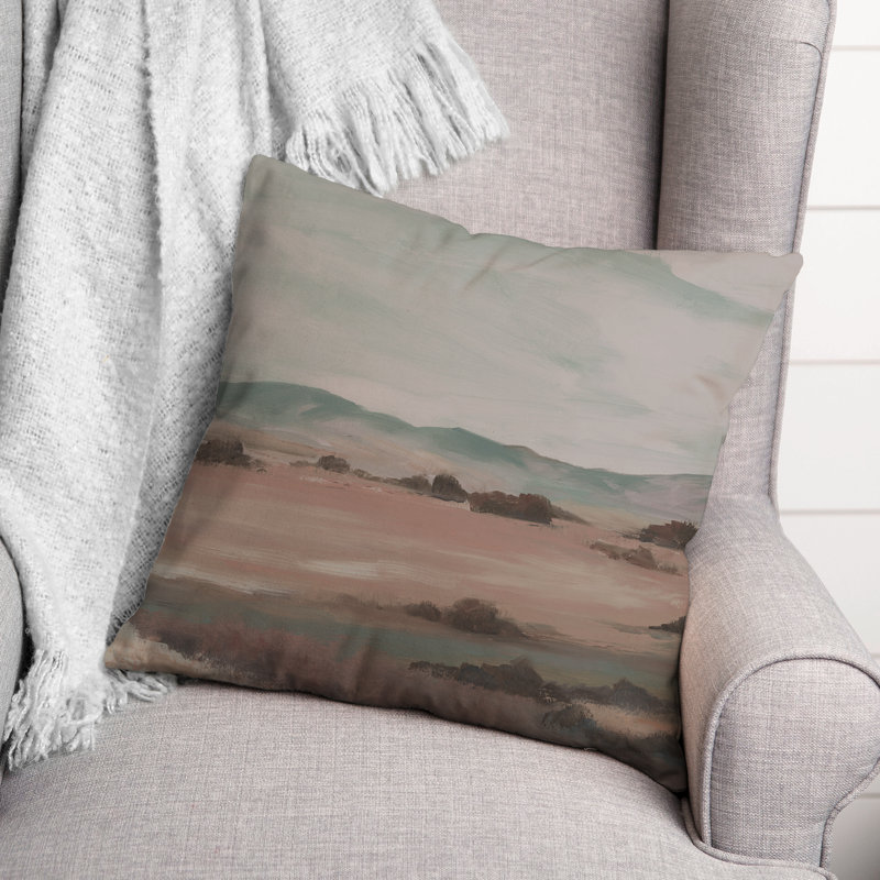 Housse et insert de coussin carré en gazon, 16 po x 16 po