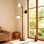 Lampe sur pied à DEL moderne à 3 têtes avec télécommande, température de couleur à intensité variable 3000K-6000K, lampe de lecture flexible pour le salon, la chambre à coucher, le bureau