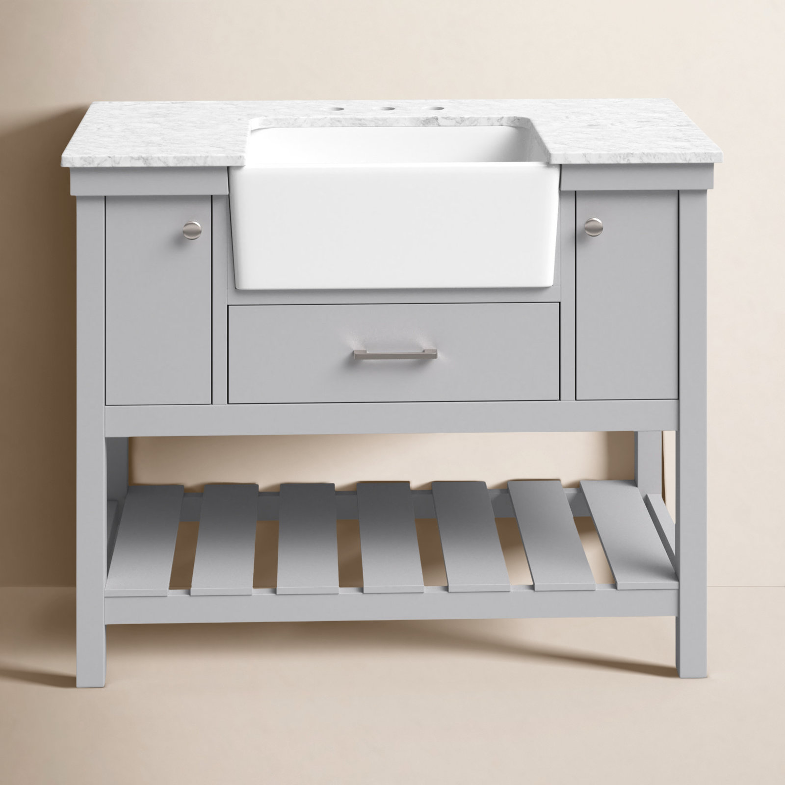 Pelaghia 42'' Single Bathroom Vanity, Gray