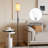 Traditional Floor Lamp With Remote Control And Bulb Included-284572349