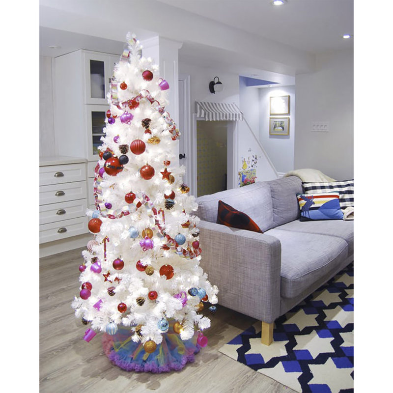Easy Set-Up Lighted Pine Christmas Tree