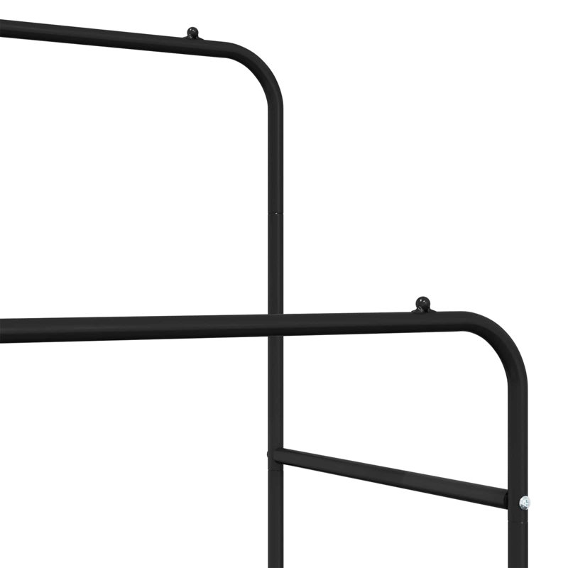 80cm Rolling Clothing Rack, Black